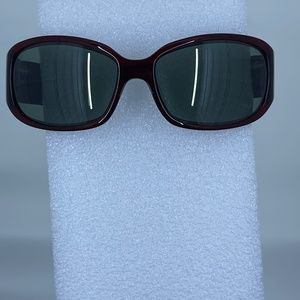 Designer Coach Rowan Burgundy Horn Sunglasses